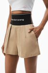 Alexander Wang chino short safari à pinces en coton