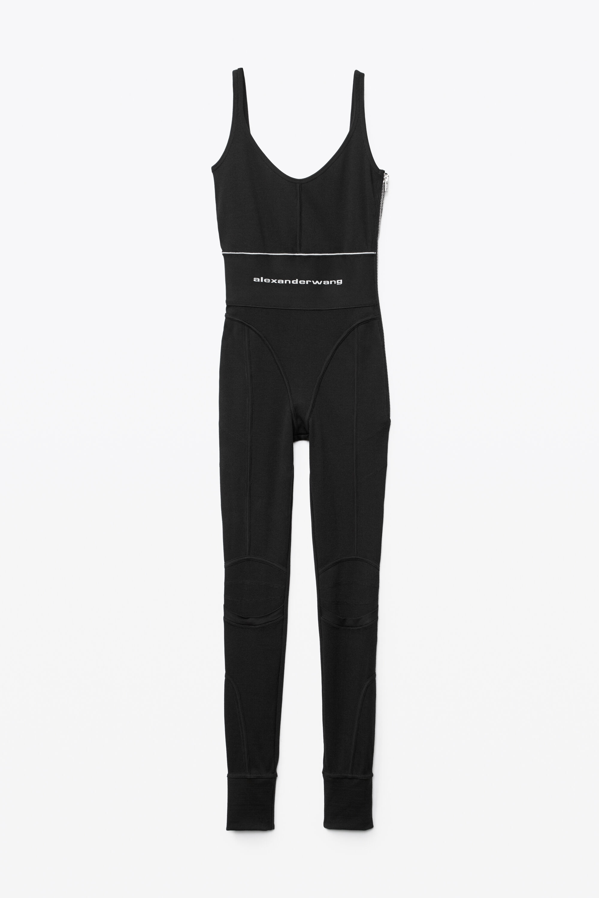 alexander wang denim jumpsuit