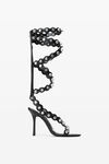 Alexander Wang black riot 105mm adjustable gladiator sandal