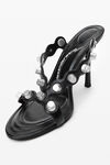 Alexander Wang black riot 105mm adjustable gladiator sandal