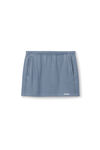 Alexander Wang washed vintage blue acid wash miniskirt in classic cotton terry