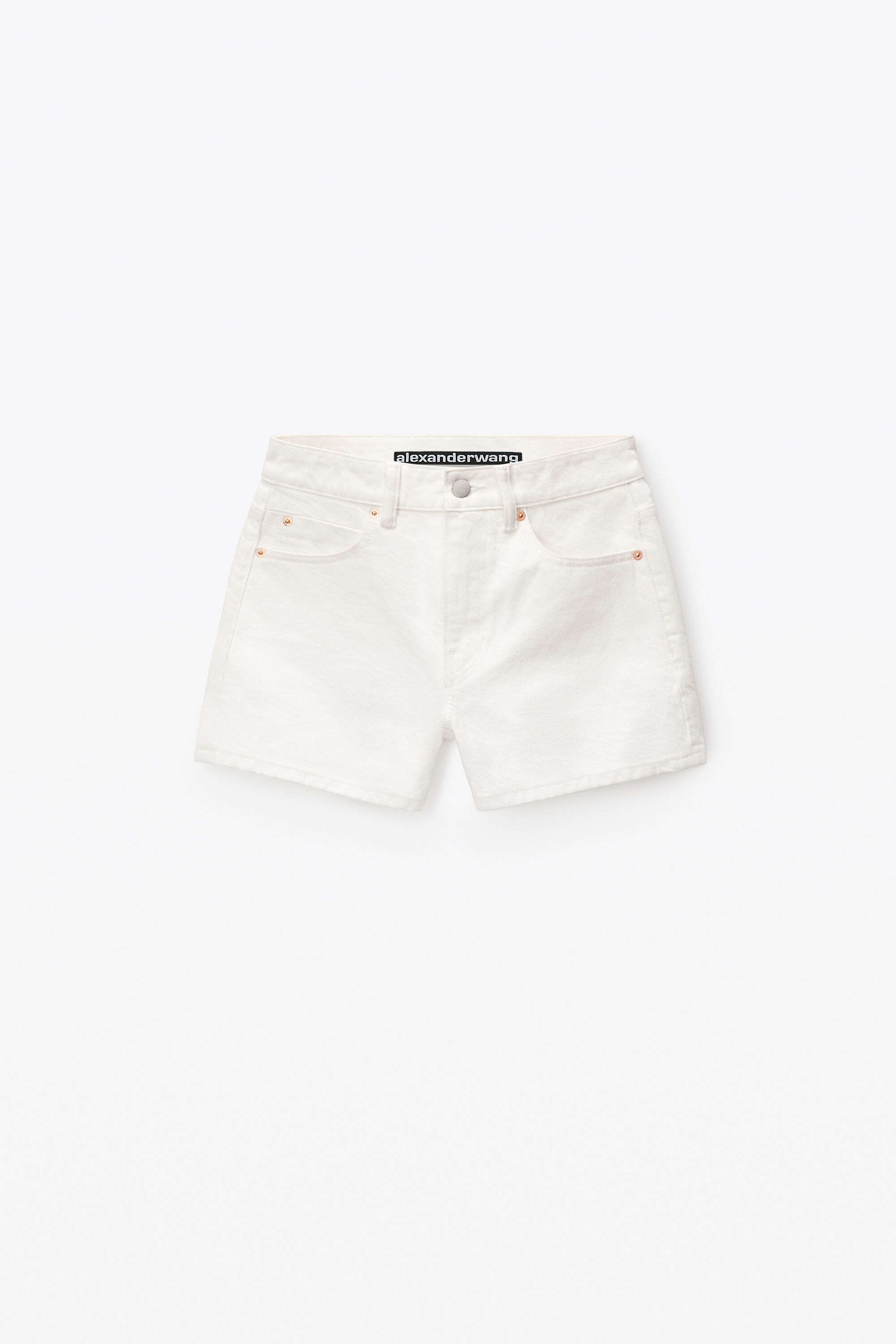 Shorty High-rise Short In Denim