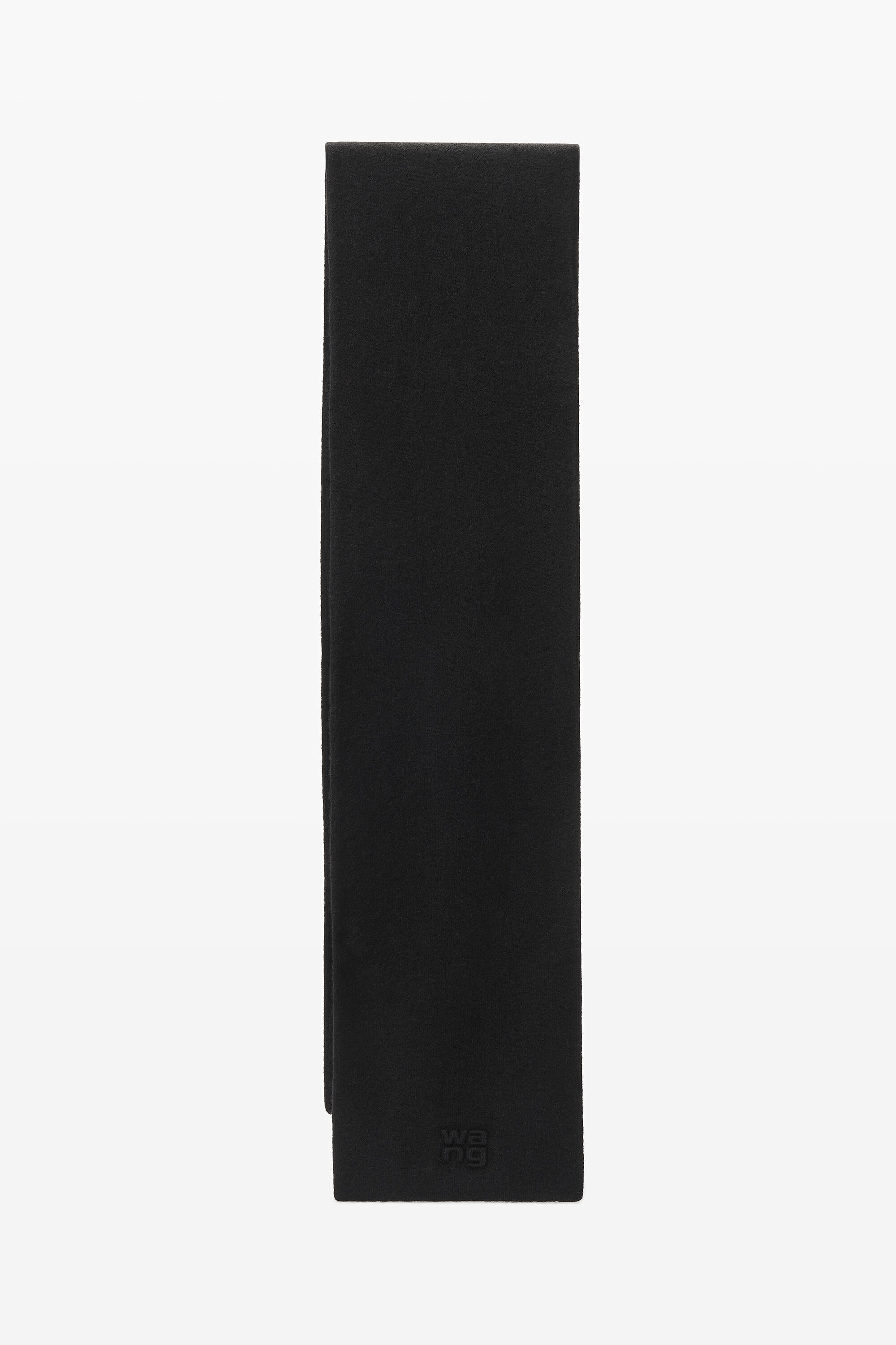 logo scarf in BLACK | alexanderwang®