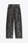 distressed crystal hotfix jeans