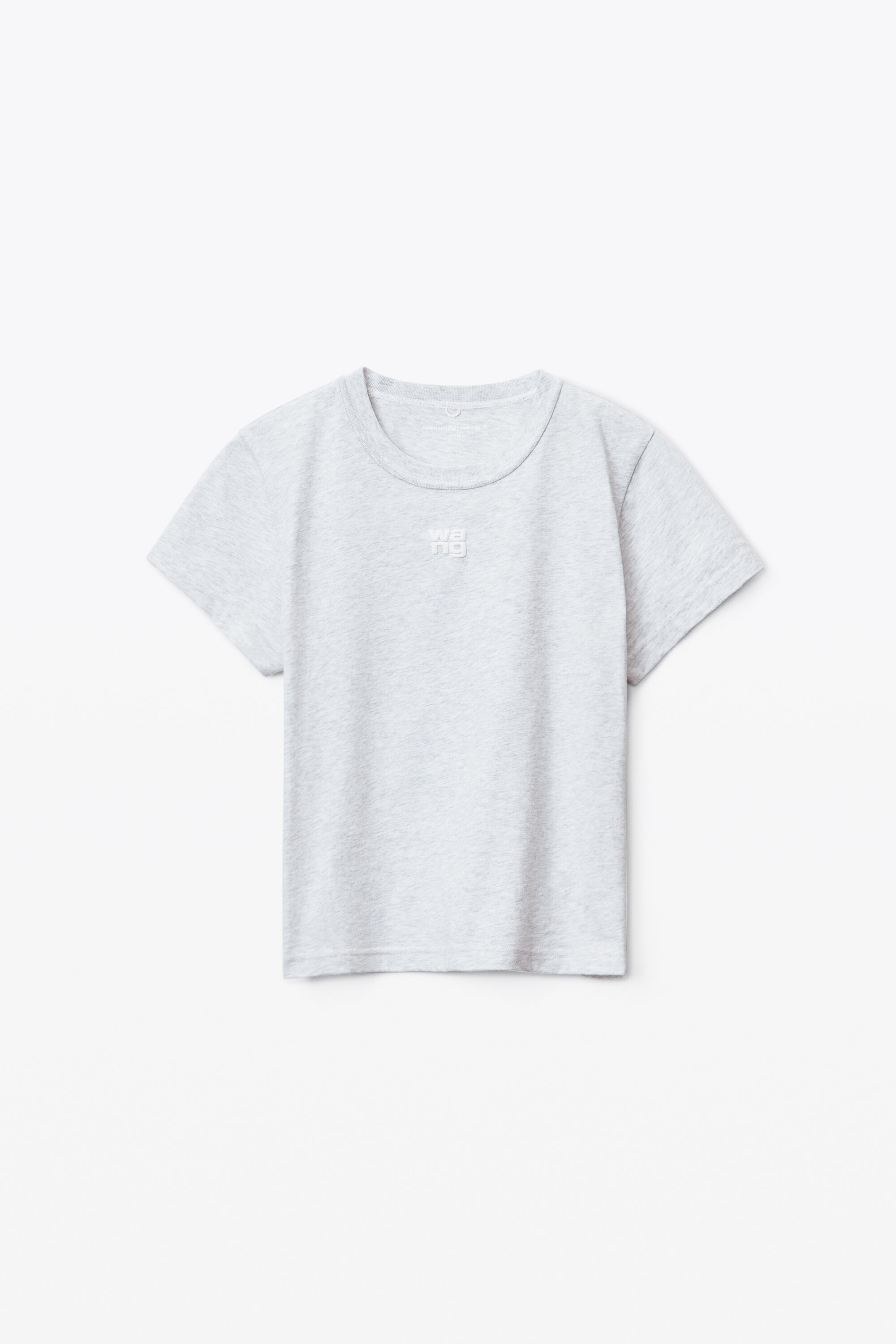 alexanderwang PUFF LOGO SHRUNKEN TEE IN COTTON JERSEY LIGHT