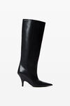 Diablo Tall Boot with Open Back in Leather