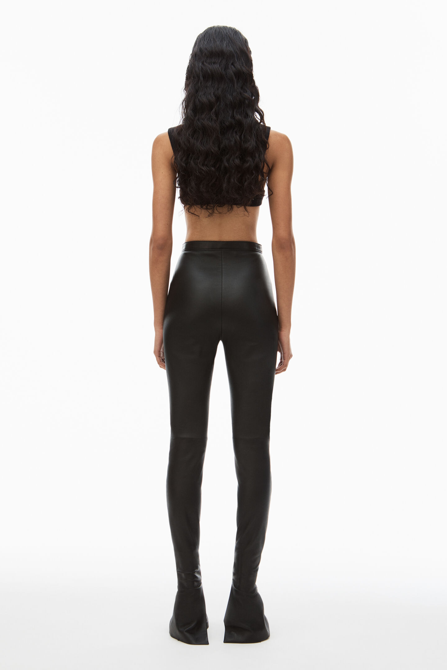 Alexander Wang Panty Line Legging In Active Tailoring In Silver