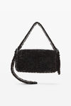 Alexander Wang washed ink online-exclusive ricco medium flap bag in lamb shearling