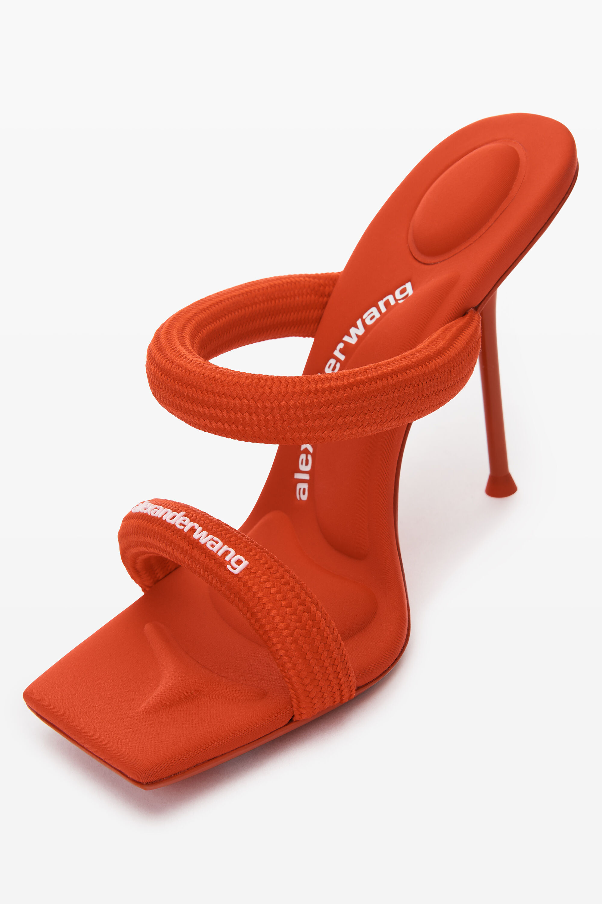 julie 105mm nylon tubular sandal in ALARM | alexanderwang®