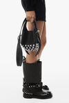 Alexander Wang black stivale dixon in pelle con fibbia