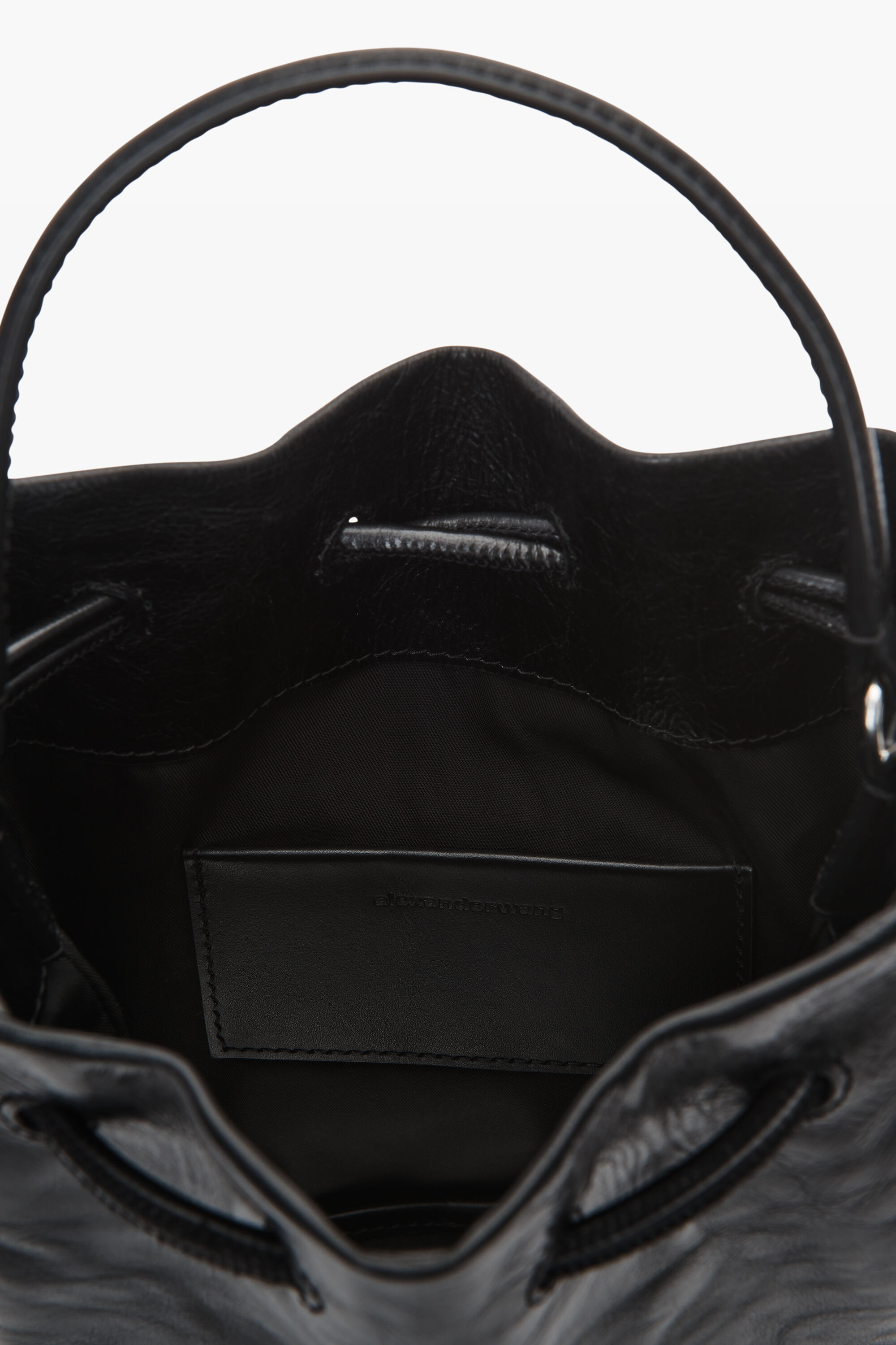 alexanderwang DOME MINI BUCKET BAG BLACK - alexanderwang® US