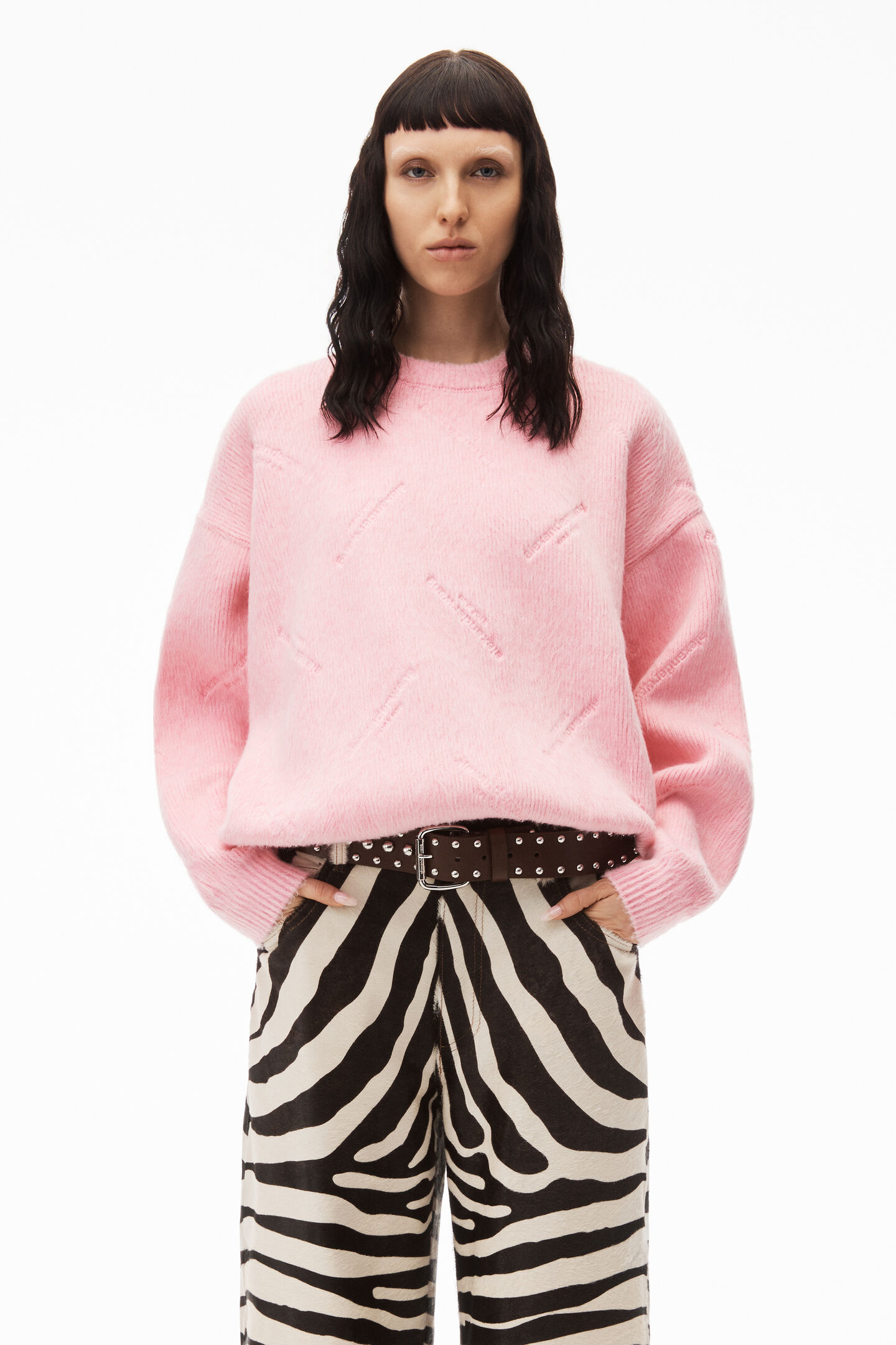 T BY ALEXANDER WANG T By Alexander Wang Women's Pink Other Materials Shorts  - Stylemyle