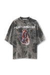 Heartbreaker Graphic Print Tee in Cotton Jersey