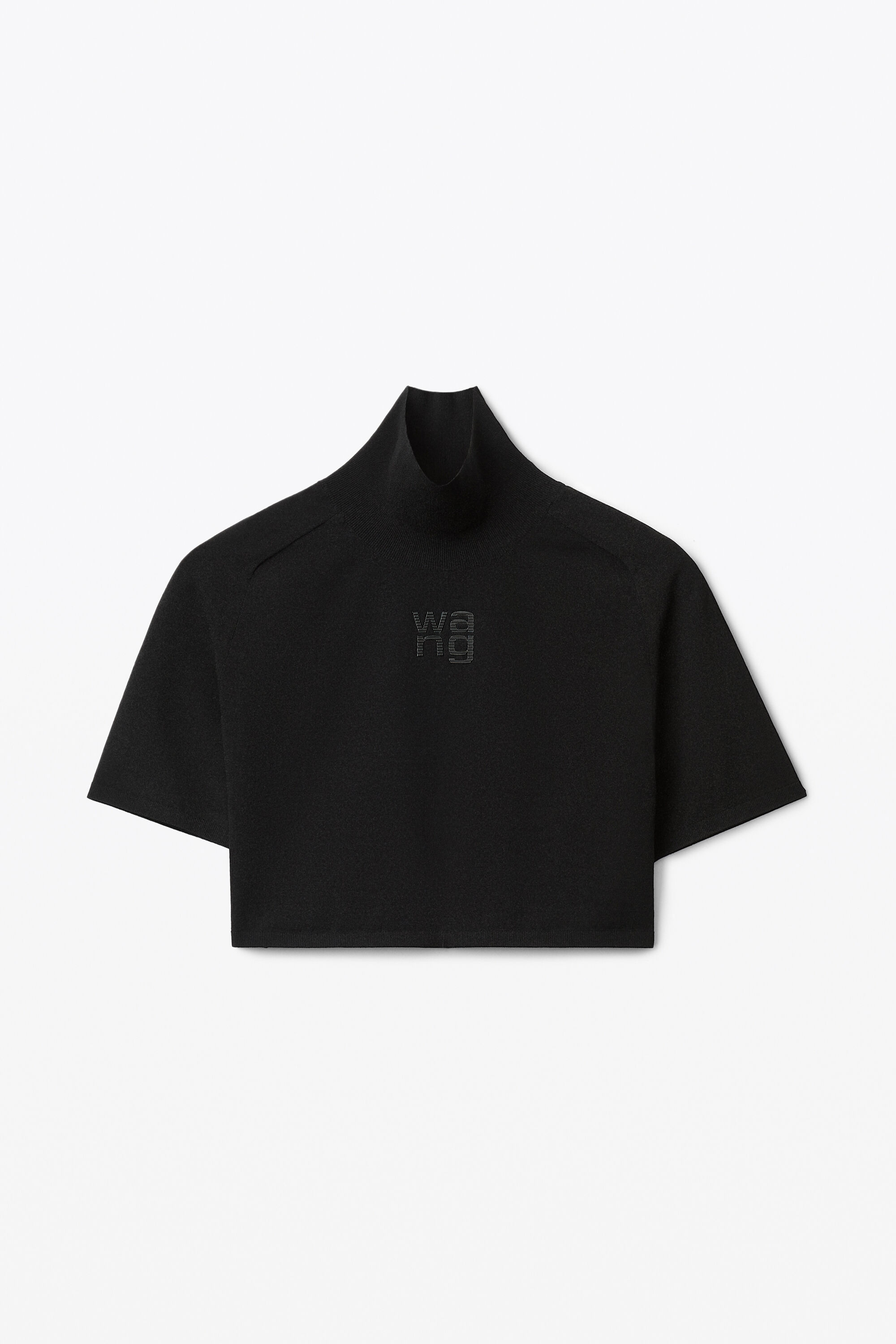 alexanderwang SHORT SLEEVE TURTLENECK IN BODYCON