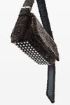 Alexander Wang washed ink online-exclusive ricco medium flap bag in lamb shearling