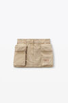 Cargo Mini Skirt with Oversize Pockets