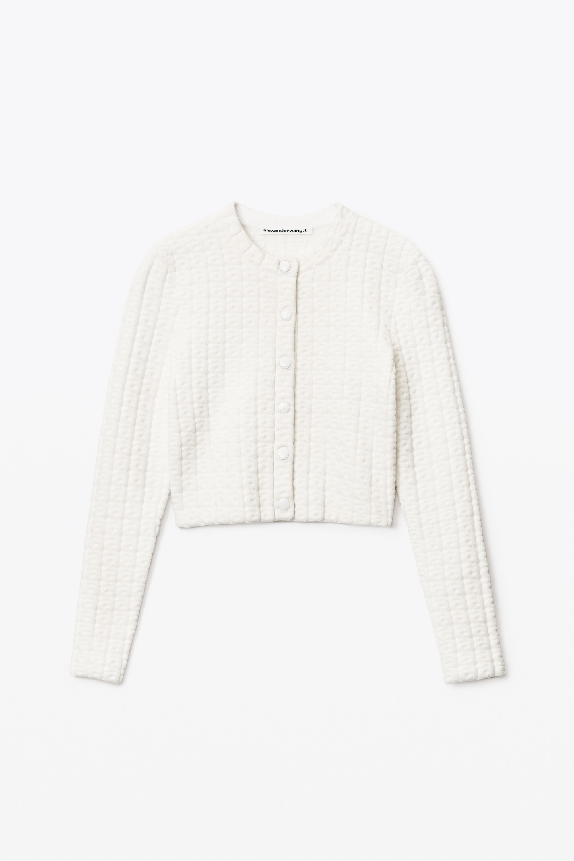 alexander wang zip cardigan