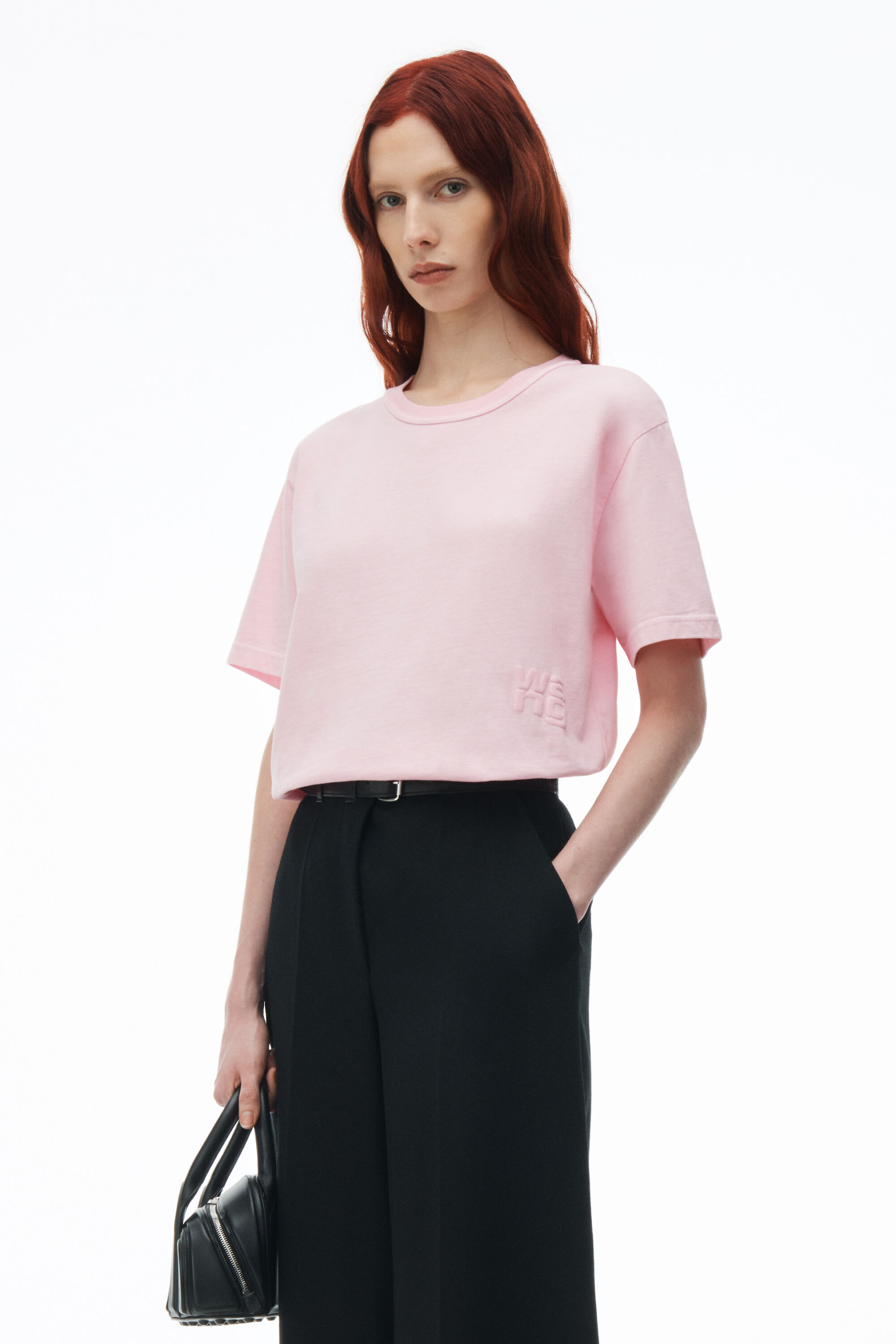 Jersey top Alexander Wang Pink size S International in Cotton