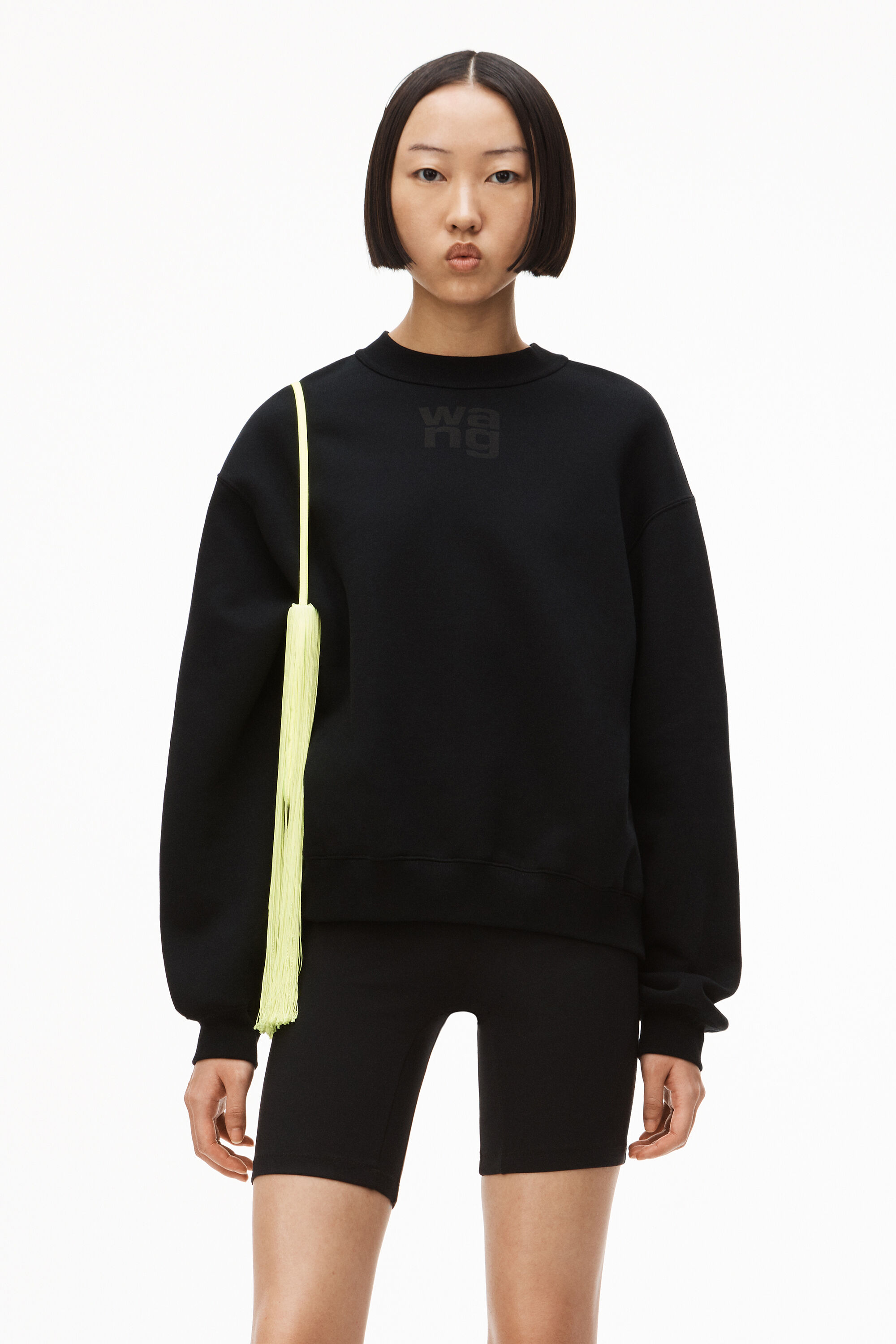 alexander wang スウェット パフロゴ ブラック XS 当店独占販売