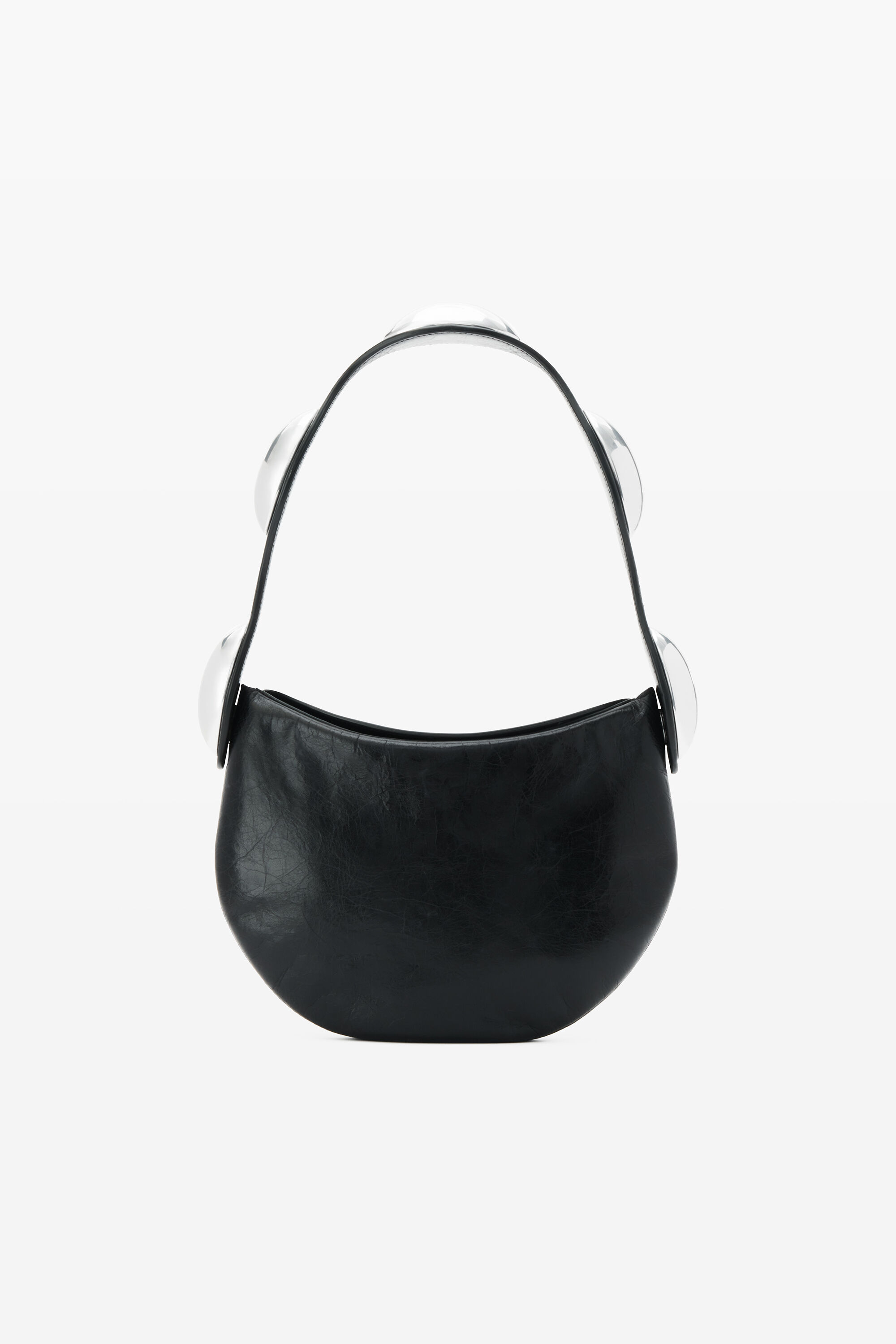 dome multi carry bag in crackle patent leather in BLACK 
