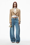 Pre-Styled Cropped Blazer with Dickie