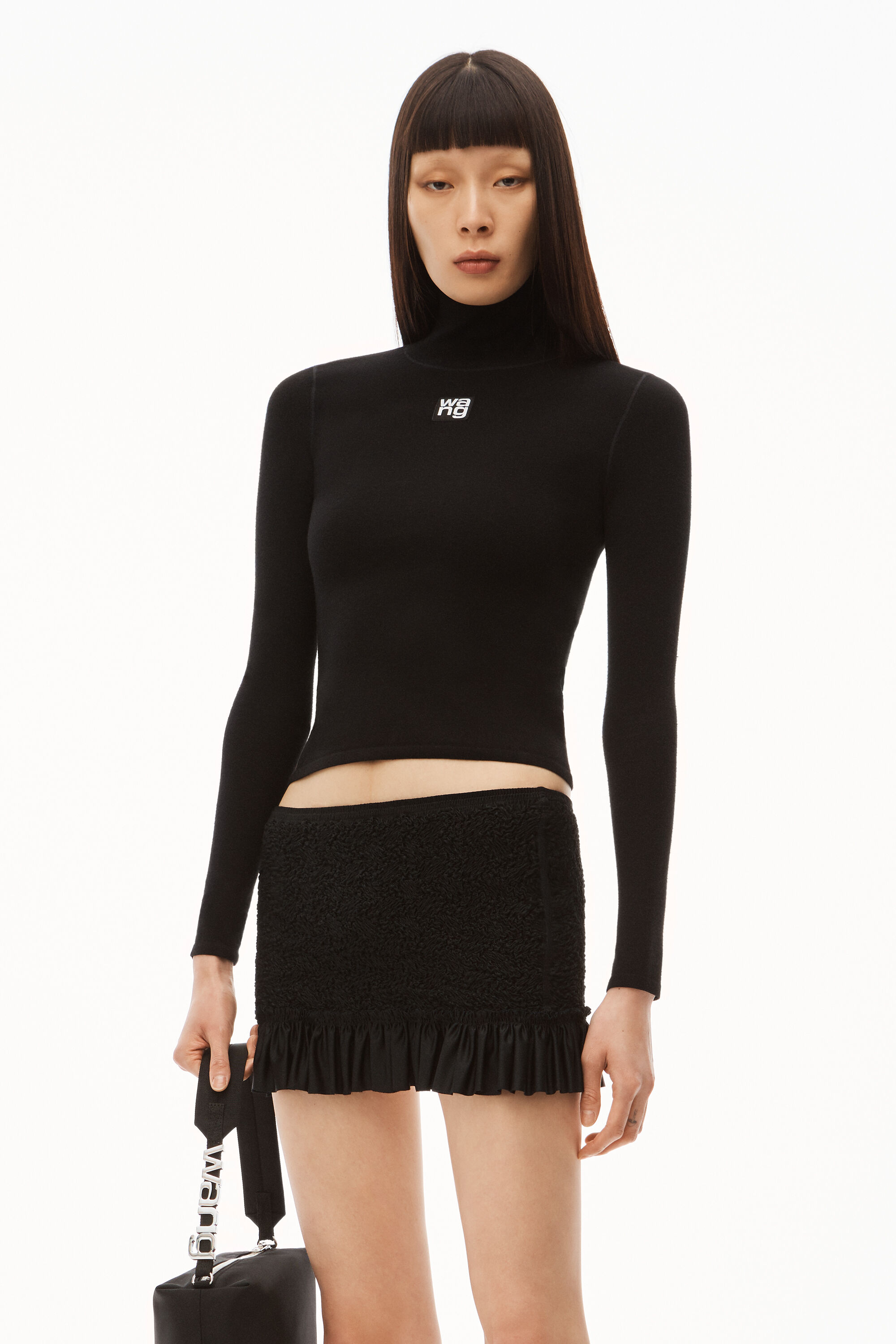 alexanderwang アレキサンダーワング ストレッチニット タートルネック