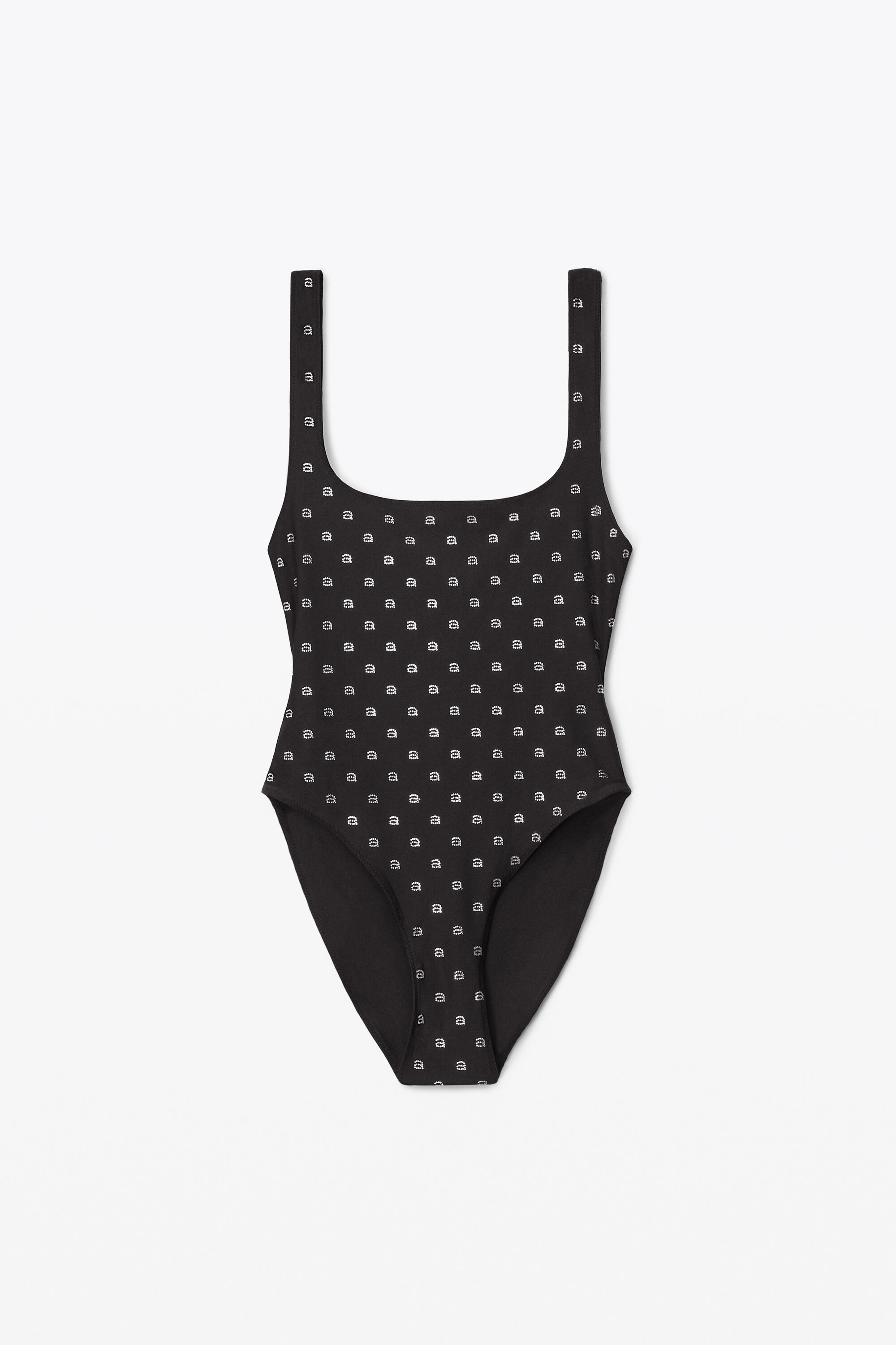 alexanderwang HOTFIX ONE PIECE IN CONTOUR SWIM BLACK