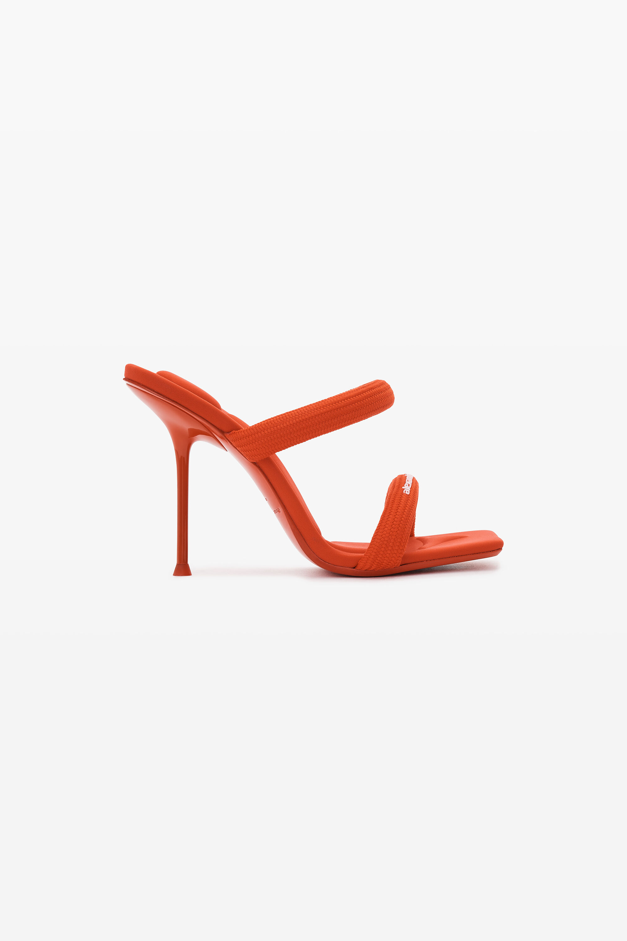 julie 105mm nylon tubular sandal in ALARM | alexanderwang®