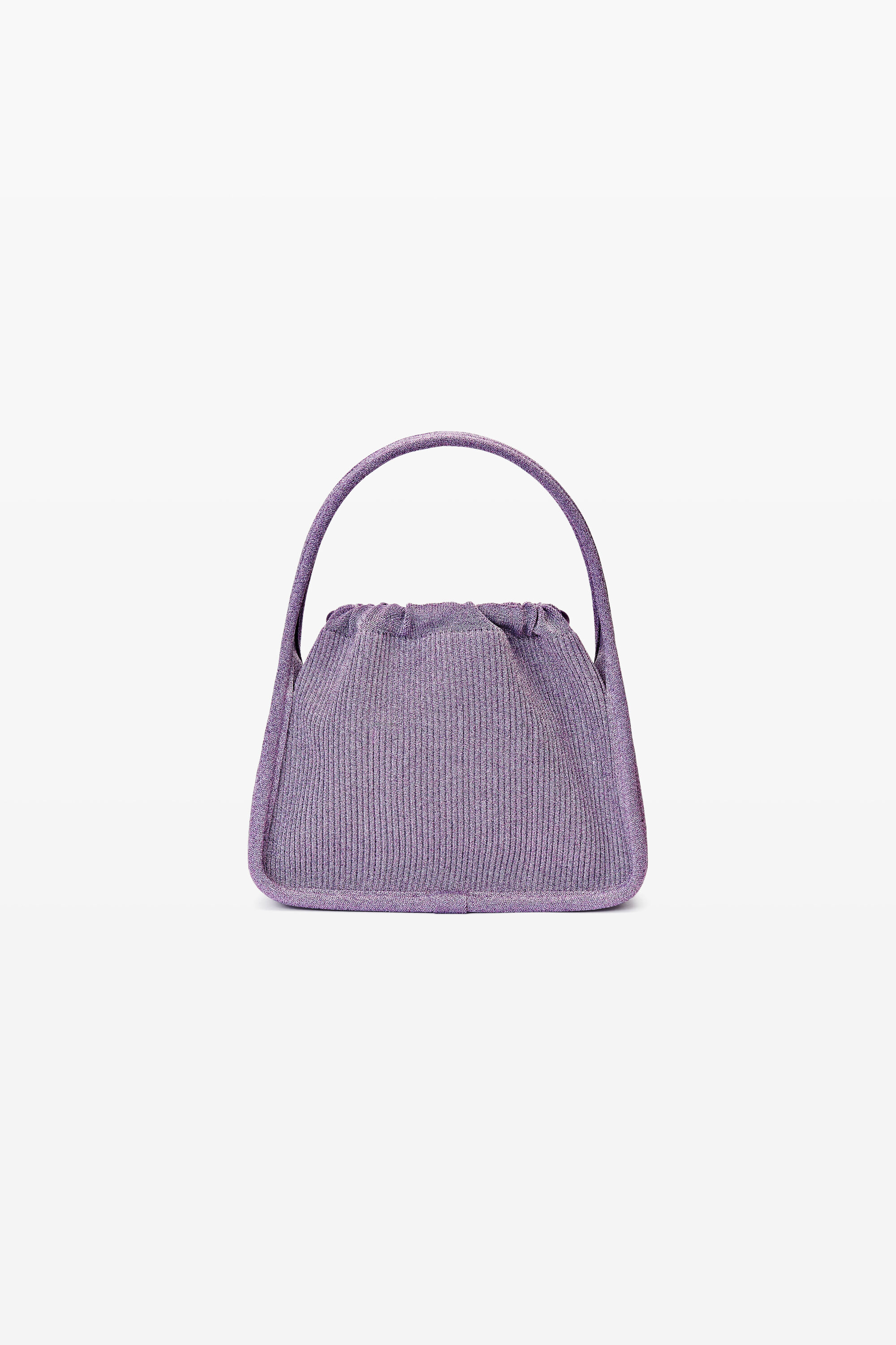 alexanderwang RYAN SMALL BAG IN METALLIC RIB KNIT UNICORN