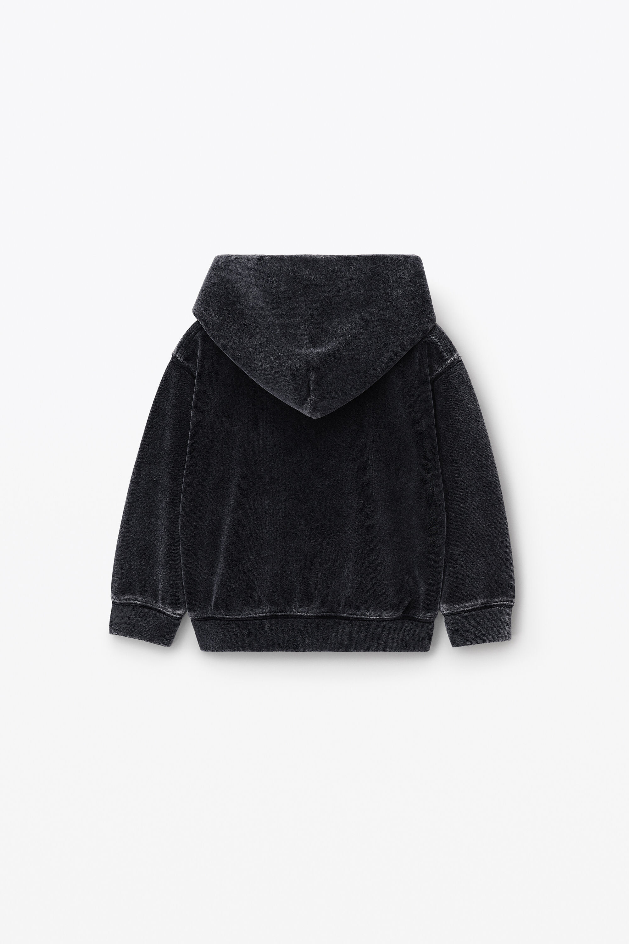 Kids Puff Logo Hoodie In Velour