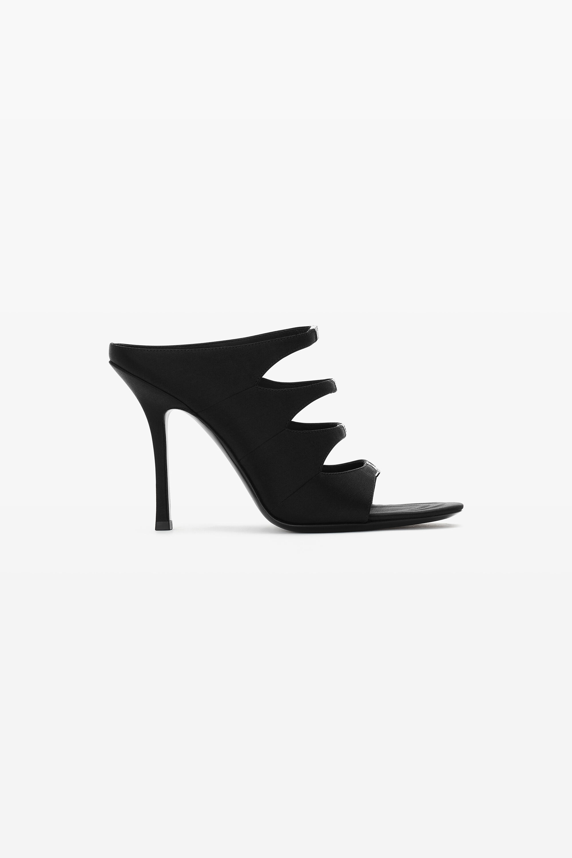 alexanderwang LOLITA 105 SANDAL IN SATIN BLACK