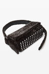 Alexander Wang washed ink online-exclusive ricco medium flap bag in lamb shearling