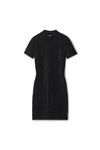 Alexander Wang black crystal hotfix minidress