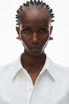 Alexander Wang white camicia a punta in cotone biologico