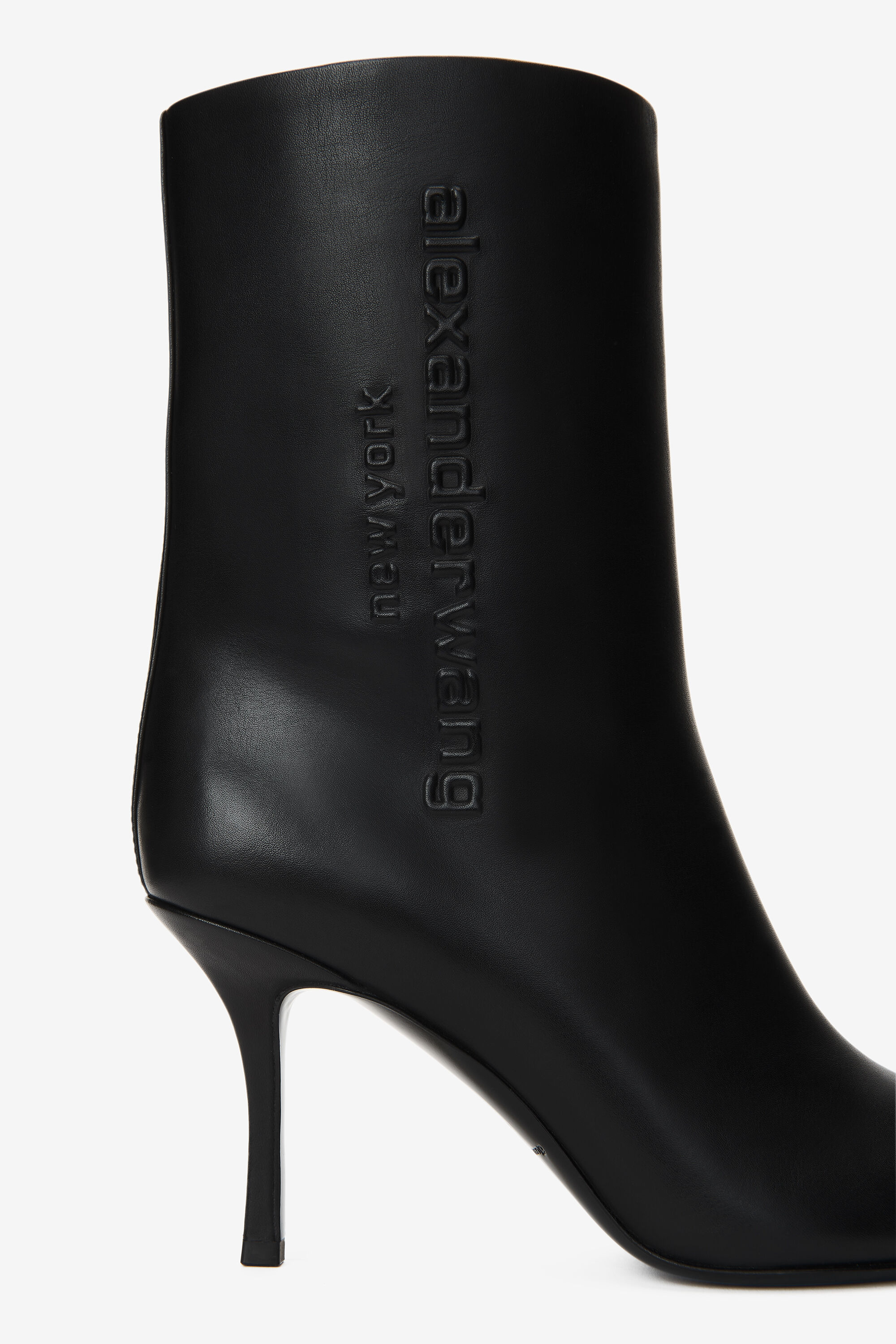 alexanderwang delphine ankle boot in leather BLACK alexanderwang CA