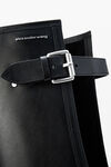 Alexander Wang black diablo レザー サイハイブーツ