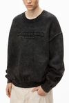 Oversize-Logo-Sweatshirt aus Bio-Baumwolle