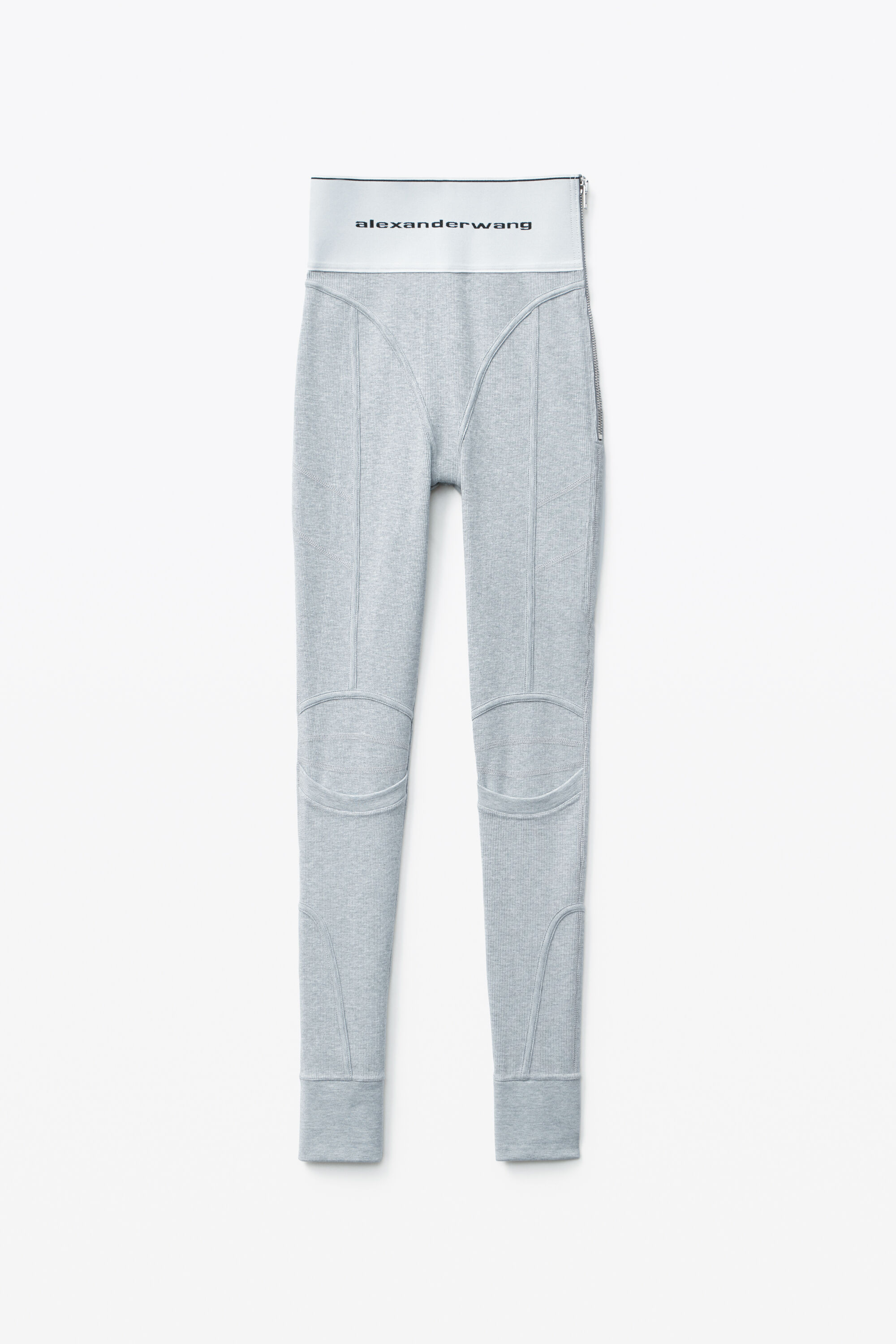 alexander wang logo elastic legging