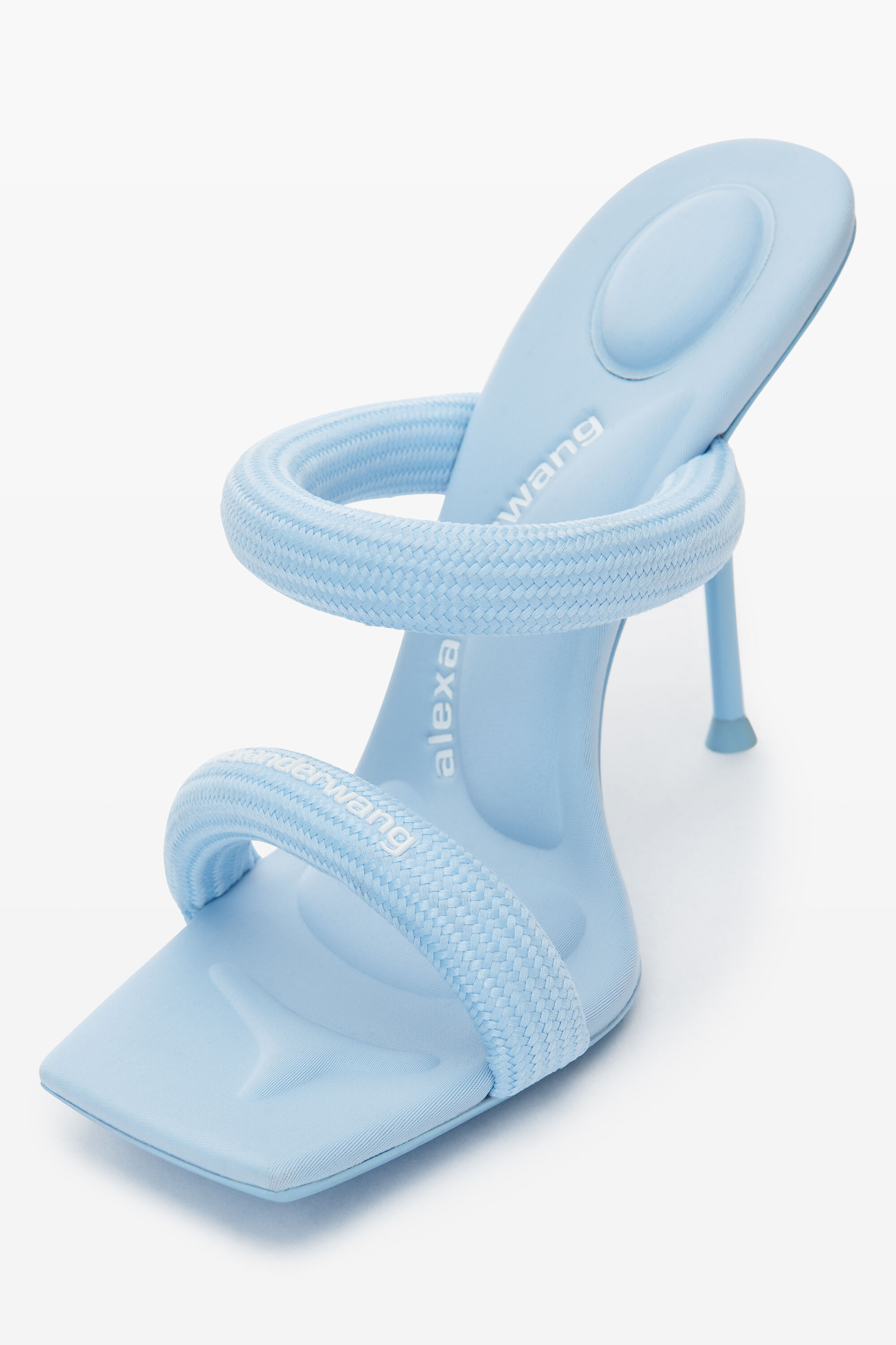 alexanderwang julie 105mm nylon tubular sandal CHAMBRAY BLUE 
