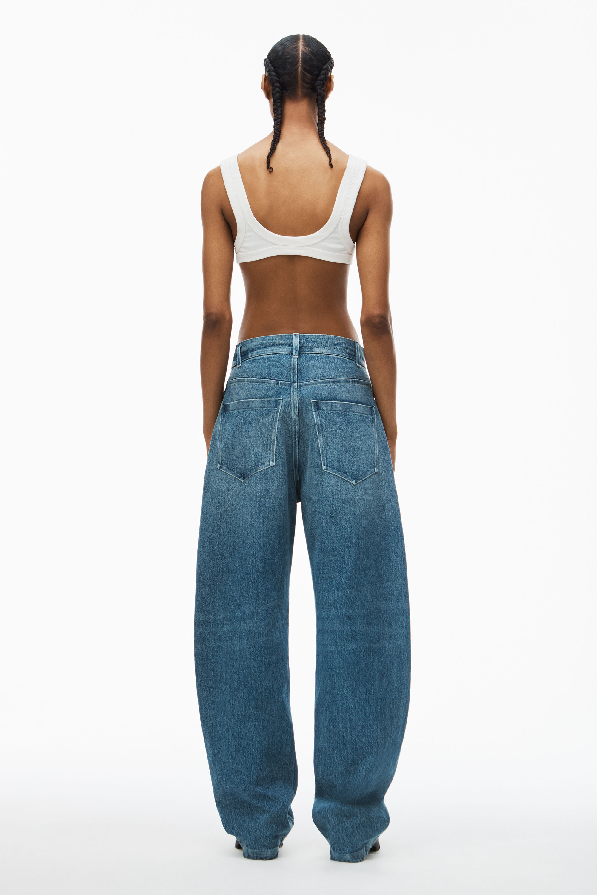 alexanderwang bonded cotton balloon jeans VINTAGE MEDIUM