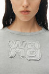 Langarmshirt in Used-Optik mit Logo