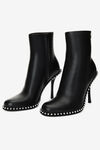 nova round toe ankle boot in leather