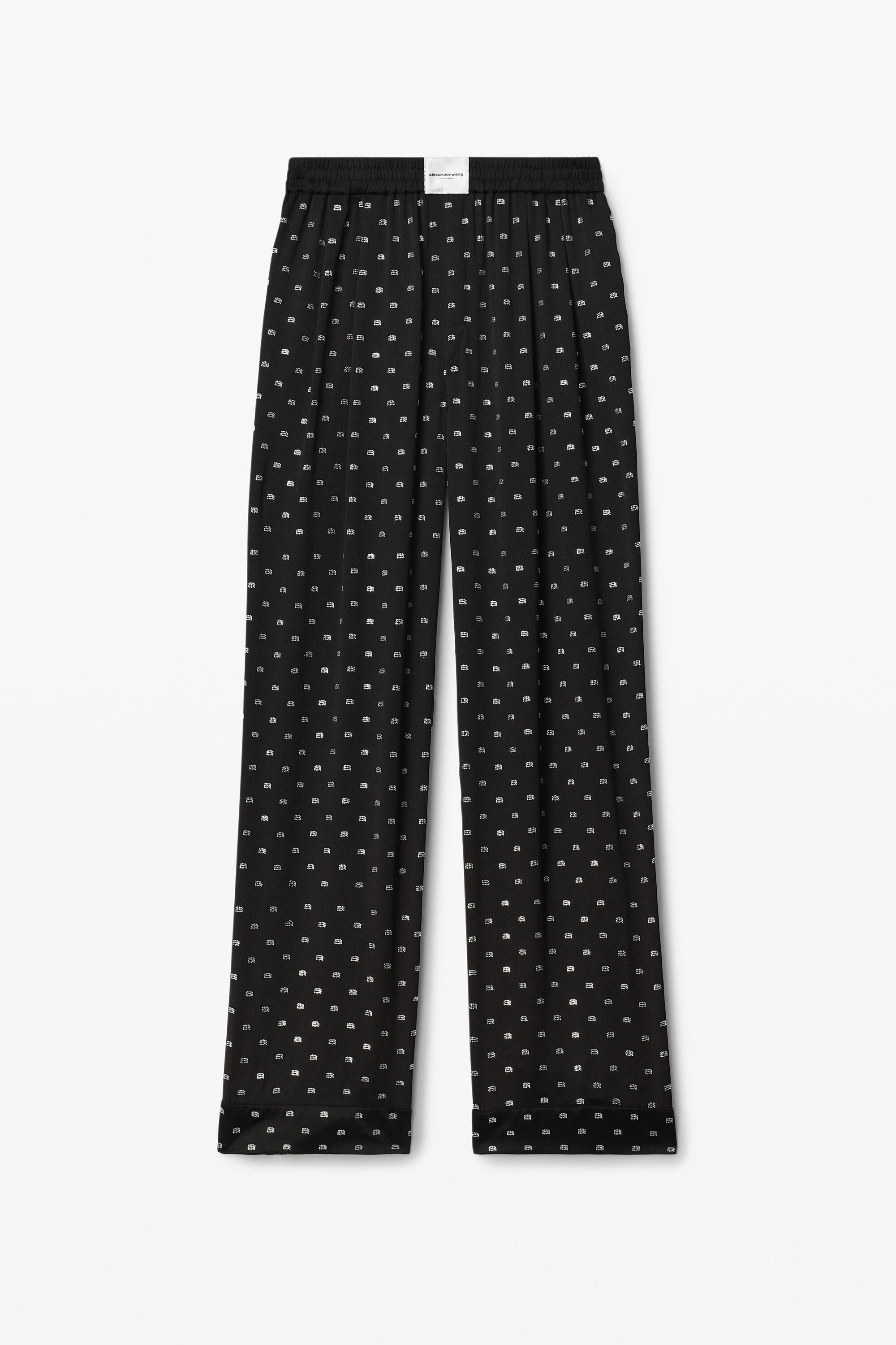 alexanderwang HOTFIX PAJAMA PANT IN SILK CHARMEUSE