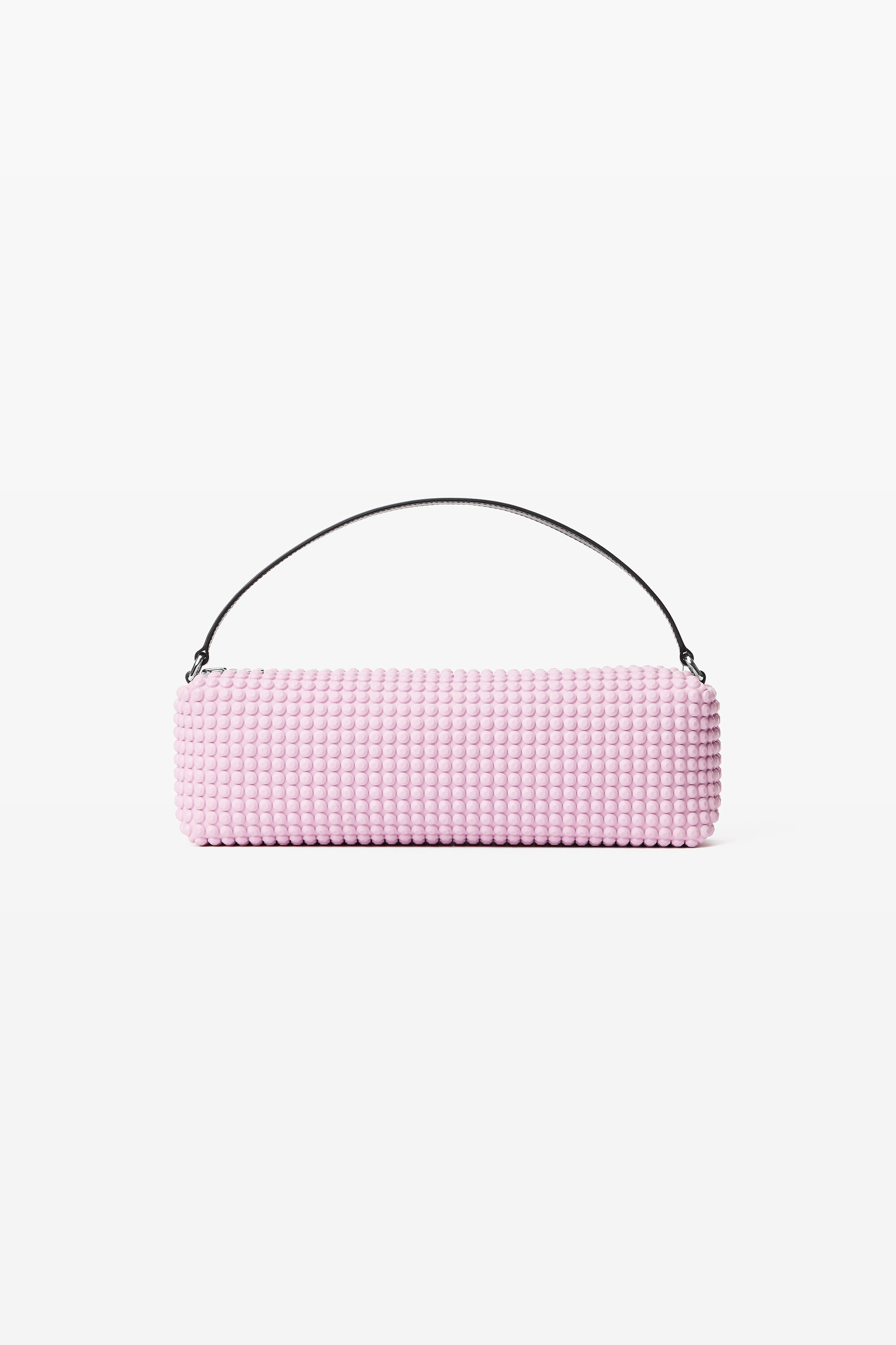 Heiress Flex Bag in Neoprene with 3D Spikes in PINK LAVENDER |  alexanderwang®