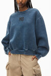 Essential Sweatshirt aus Bio-Baumwollfrottee mit Logo