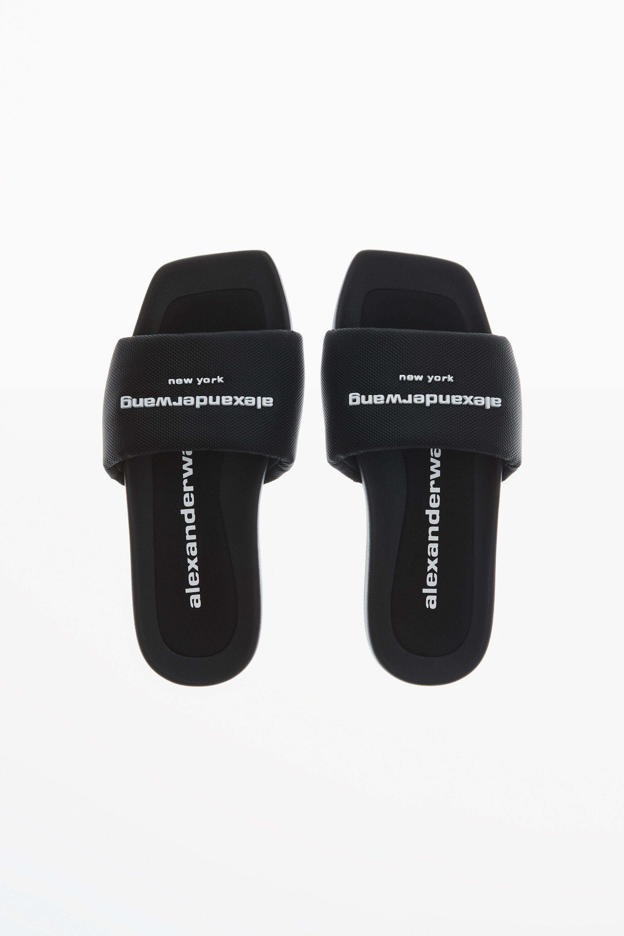 alexanderwang AW POOL SLIDE IN NYLON BLACK - alexanderwang® DE