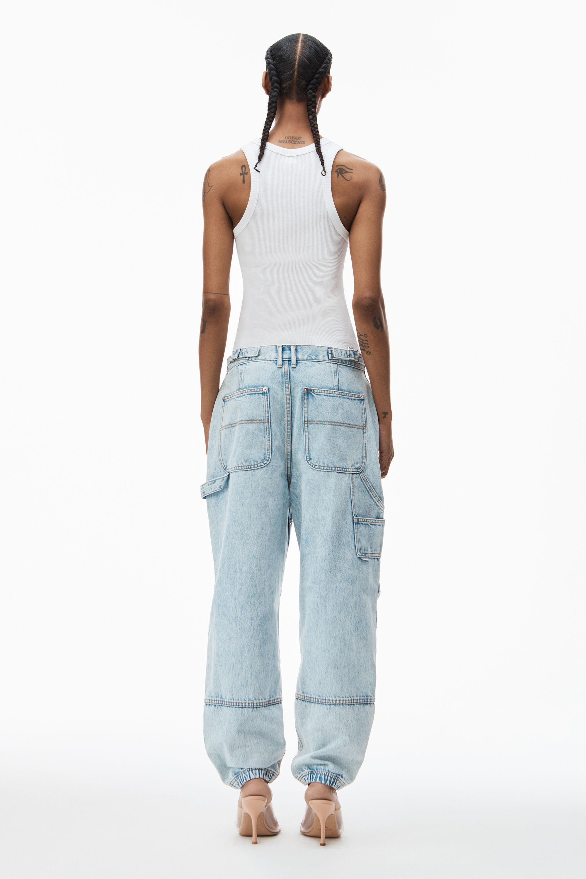 alexander wang denim pants