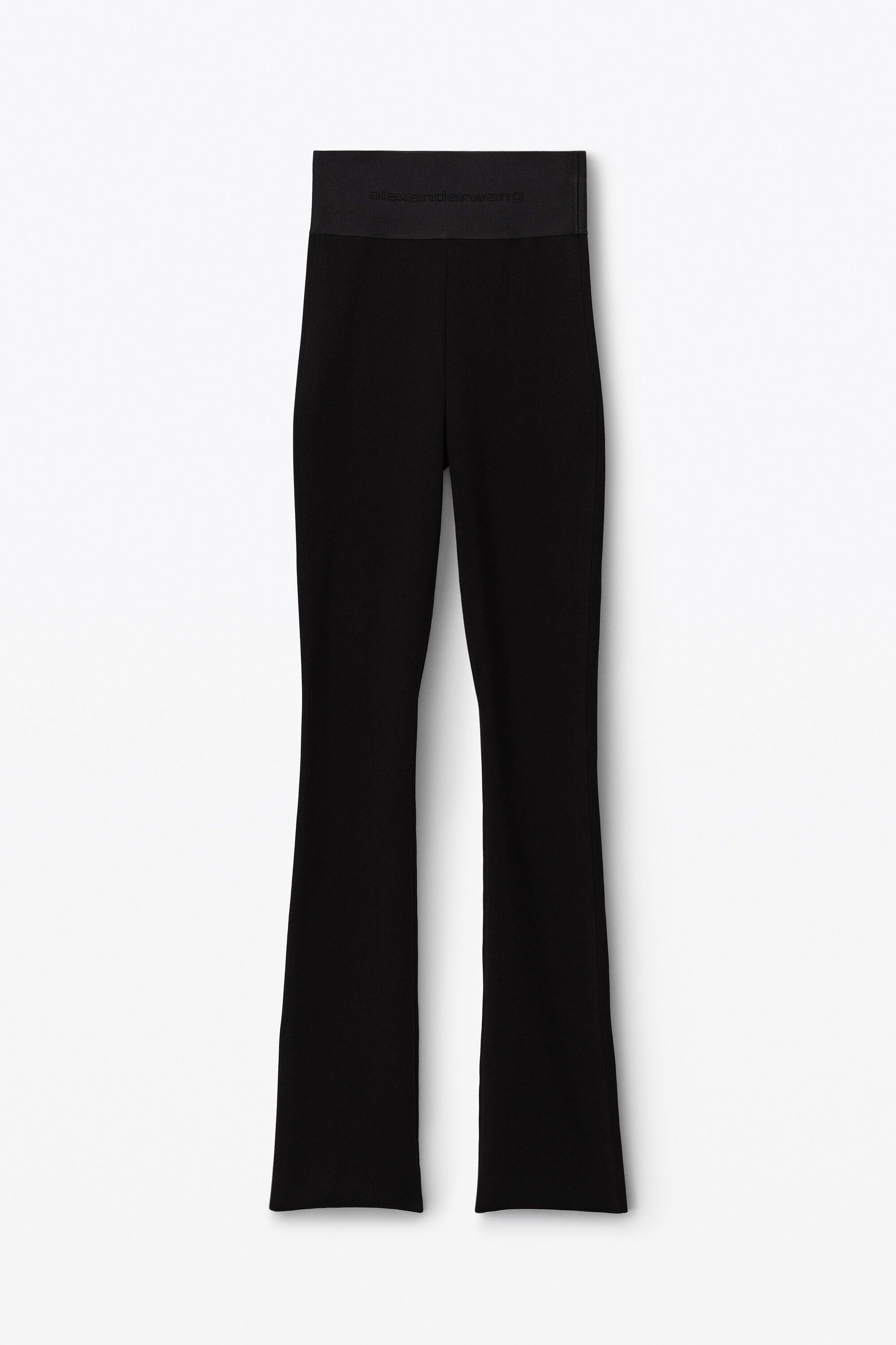 Abel amp; Lula logo-plaque straight-leg trousers - Black