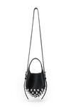 rex small bucket bag in lambskin leather