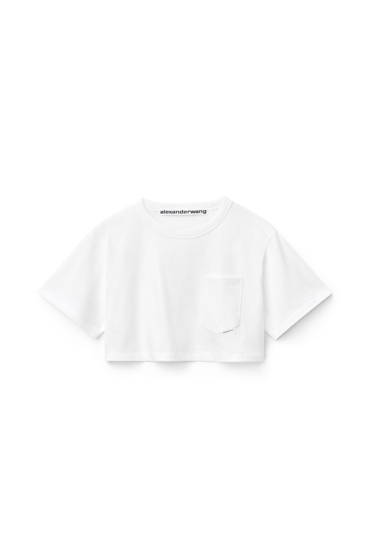 Alexander Wang Chain Strap Crop Top in White